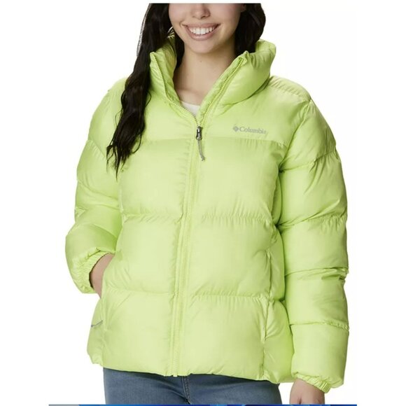 Columbia Jackets & Blazers - COLUMBIA Women's Lime Puffer Jacket